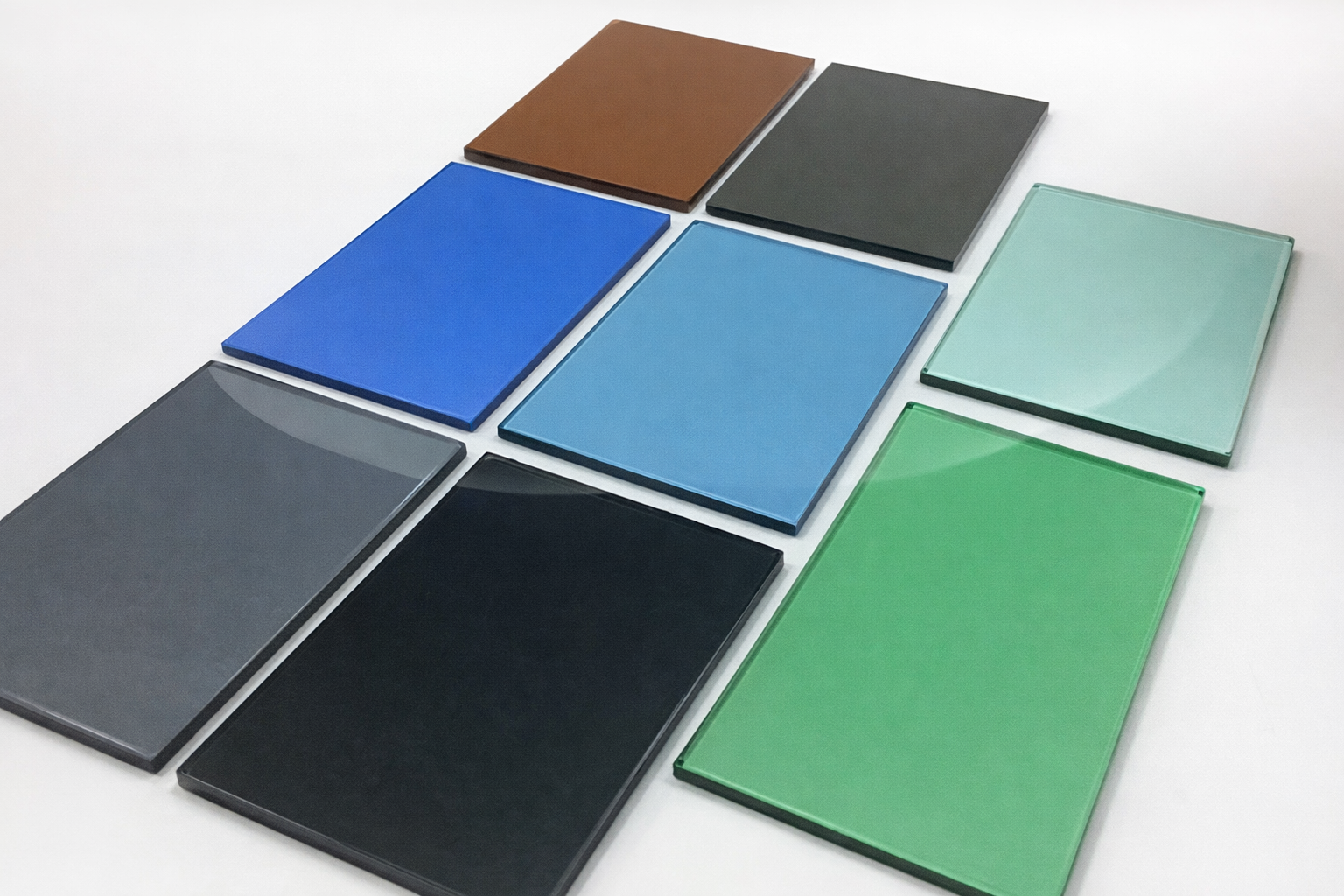 tinted float glass sample